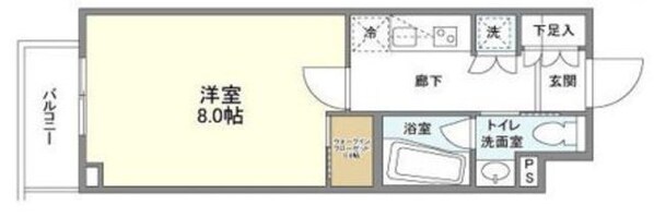 コンフォリア桜上水の物件間取画像